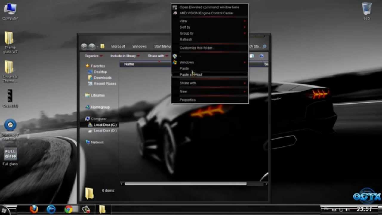 Download full glass theme for windows 7